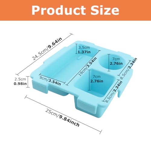 Topper Tray with Cup Holder for Bogg Bag X-Large, EVA Water-Resistant Organizer for Stan Cup, Phone & Snacks, Beach & Travel Accessory(COLOR:Blue) - color: Blue