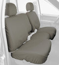 Covercraft Custom-Fit Rear- Third Seat Bench SeatSaver Seat Covers - Polycotton Fabric, Misty Grey - color: Misty Grey