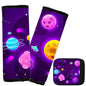 Kid's Seat Belt Cover Pad,Soft Shoulder Seatbelt Covers for Kid,Cute Toddler Seat Cushion (Planet) - color: Planet