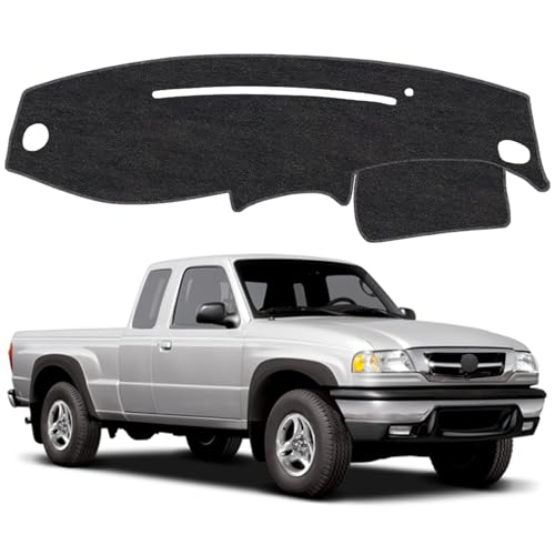 Dash Cover Mat for Ford Ranger 1995-2011 / Explorer 1995-2001 / Mercury Mountaineer 1997-2001 / Mazda B2300 B2500 B3000 B4000 1995-2010 Dashboard Cover Mat Sunshade UV Rays Protector Accessories - size: Compatible with Ranger 1995-2011