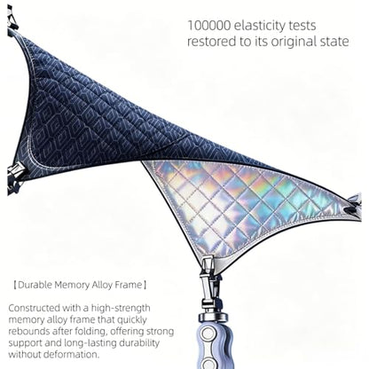 Foldable Windshield Sunshade for 2016-2026 Tesla Model 3 / Model Y | 5-Layer Laser Reflective Sun Shade | UV Protection Heat Shield Front Window Cover | Keeps Interior Cool & Protects Dashboard - size: For Tesla Model 3/Y