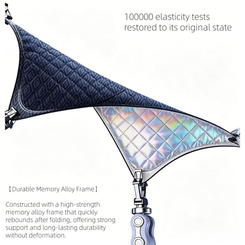 Foldable Windshield Sunshade for 2019-2026 Ram 1500 | Heavy Duty 5-Layer Laser Reflective Truck Sun Shade | UV Protection Heat Shield Front Window Cover | Keeps Interior Cool & Protects Dashboard - size: for 2019-2026 RAM 1500