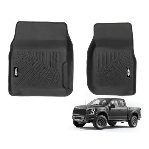 Custom Fit Floor Mats for 1980-1996 Ford Bronco/F-150, 1980-1997 F-250/F350, All Weather TPE Floor Liners, Odorless Full Set Interior Accessories - size: 3)Bronco|1980-1996