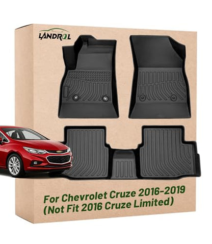Car Floor Mats Replacement for Chevrolet Cruze 2016-2019 (Not Fit 2016 Cruze Limited) Heavy Duty Liner Custom Fit All Weather Waterproof Coverage Carpets Accessories for Dad - size: Floor Mats for Cruze 2016-2019