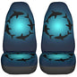 Dujiea Sea Animals Shark Car Front Seat Covers 2 Pcs Universal Auto Seat Covers Front Seats Only, Vehicle Bucket Seat Protectors Fit for Most Car SUV Sedan and Truck - color: Sea Animals Shark