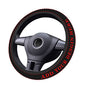 Custom Stretchy Neoprene Car Steering Wheel Cover, Add Your Own Personalized Text Message Image Anti Slip and Sweat Absorption Universal Fit Vehicle, SUV, Trucks