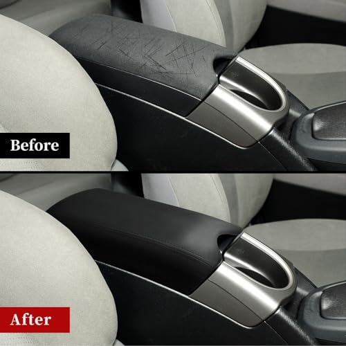 Compatible with Toyota Armrest Center Console Cover Protector,Leather Anti-Scratch for Prius 2010-2015,Armrest Cushion, Console Protector