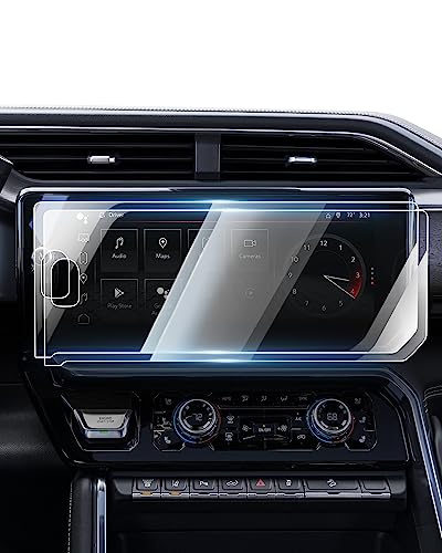 [Upgrade 2PCS Screen Protector 2025 2026 GMC Sierra 1500 (AT4/AT4X/Denali/Denali Ultimate) 2500HD 3500HD 13.4-Inch [No Glare & Fingerprint] Tempered Glass GMC Sierra 1500 Accessories - size: 2025 2026 GMC Sierra 1500 2500HD 3500HD