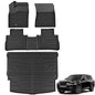 KARPAL Floor Mats for Nissan Rogue 2021-2025 2026 (Not for Sport), TPE Rubber All Weather Protection Floor Liners Nissan Rogue Accessories Car Mats, Front & 2nd Row & Cargo Liner - style: 2021-2026 | For Nissan Rogue | Full Set