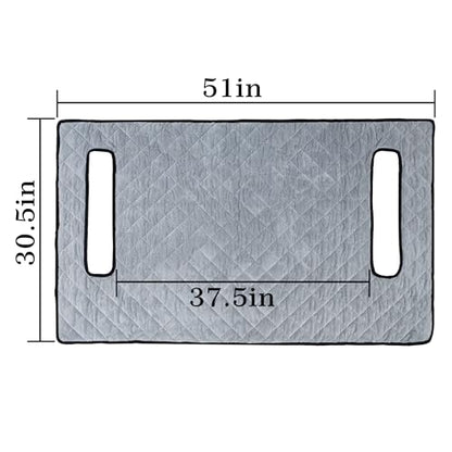 Golf Cart Seat Covers, Thickened Short Plush Seat Towel Blanket with Non-Slip Backing, Soft & Heavy Duty, Fits Most 2 & 4 Passenger EZGO Yamaha Club Car, 51"x30.5", Light Gray - color: Light Gray