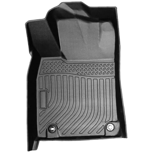 All-Weather TPE Rubber Floor Mats Compatible with 2013 2014 2015 2016 2017 2018 Lexus ES350 ES300H, Custom Fit Full Car Carpet Liners Set (Black)