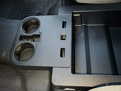 Front Center Console Cup Holder Replace for HC3Z-2813562-AB Compatible with 2015-2020 Ford F150 2017-2022 F250 F350 F450 Super Duty