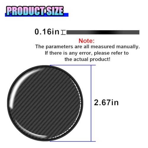 2PCS Sports Racing Car Cup Holder Coasters, 2.67 Inch Carbon Fiber Automotive Cup Holder Insert Coaster Pad, Non-Slip Shockproof Vehicle Interior Drink Cups Mat for RV, SUV, Truck(Black) - color: Black