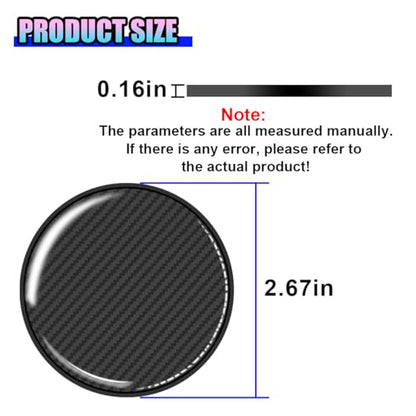 2PCS Sports Racing Car Cup Holder Coasters, 2.67 Inch Carbon Fiber Automotive Cup Holder Insert Coaster Pad, Non-Slip Shockproof Vehicle Interior Drink Cups Mat for RV, SUV, Truck(Black) - color: Black