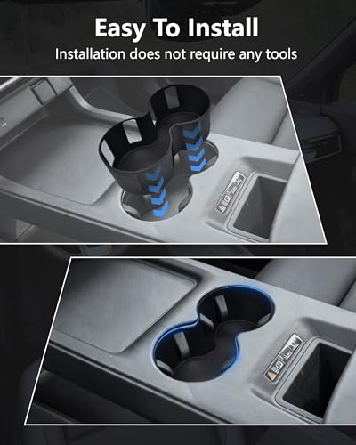 Cup Holder Inserts Compatible with Honda Prologue EV/Acura ZDX 2026 2025 2024, Non-Slip TPE Center Console Cup Holder Protector Organizer for Prologue EV/ZDX Interior Accessories - size: For 2024-2026 Prologue EV/Acura ZDX