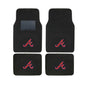 A Set of 4 Universal Fit Front and Rear Logo Plush Carpet Floor Mats