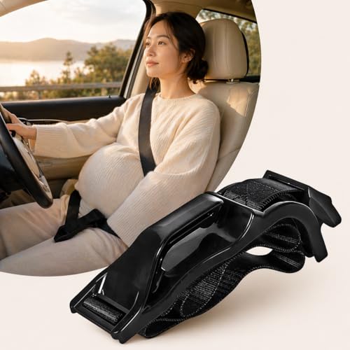 Seat Belt Shoulder Pad Cushion, Soft Universal Seatbelt Cover, Breathable Anti-Slip Comfort Pad, Easy Install, Washable Car Accessory for Driving Travel (Black) - color: Black
