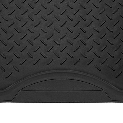 Heavy Duty Cargo Liner Floor Mat-All Weather Trunk Protection, Trimmable to Fit & Durable HD Rubber Protection for Car SUV Sedan Auto