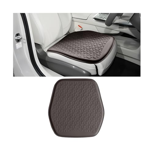 Gel Car Seat Cushion, Non-Slip & Comfortable Automotive Chair Protector Pad for Driving, Breathable Vehicle Interior Mat Cover Accessories, Universal for SUV Sedan Truck (Coffee) - color: Coffee
