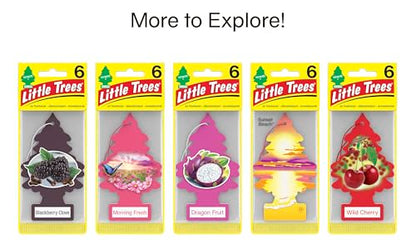 LITTLE Air Fresheners Car Air Freshener. Hanging Tree Provides Long Lasting Scent for Auto or Home. Cherry Blossom, 24 Air Fresheners (Pack of 6) - size: 4 Count (Pack of 36)