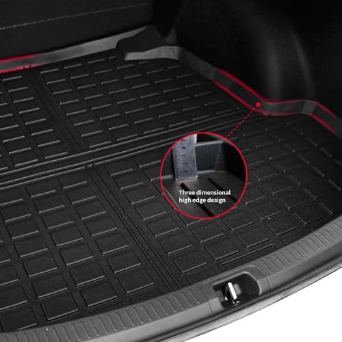 for 2013-2018 Nissan Altima Floor Mats & Trunk Cargo Liner Set All Weather TPE Rubber Mat Black (for 2013-2018 Nissan Altima) - color: 2013-2018 Nissan Altima