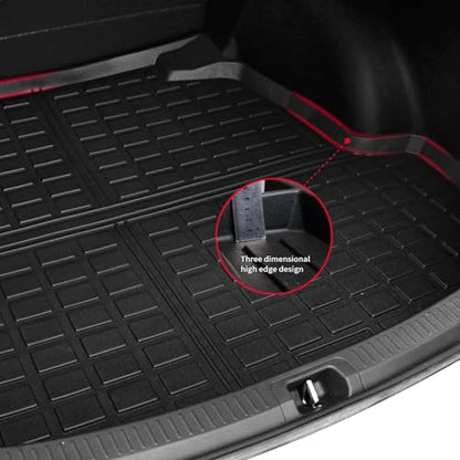 for 2013-2018 Nissan Altima Floor Mats & Trunk Cargo Liner Set All Weather TPE Rubber Mat Black (for 2013-2018 Nissan Altima) - color: 2013-2018 Nissan Altima