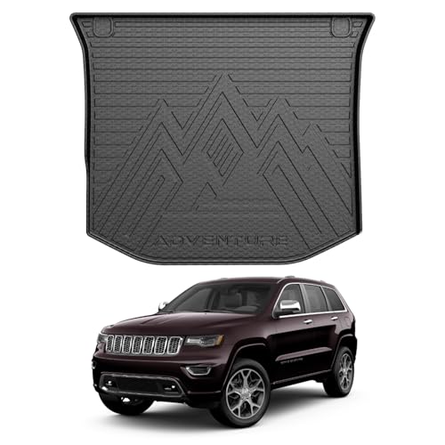 Mixsuper Custom Fit for Cargo Liner 2011-2021 Jeep Grand Cherokee All Weather Durable Odorless Rear Trunk Liner Cargo Mat Black - size: Fit for Jeep Grand Cherokee | 2011-2021