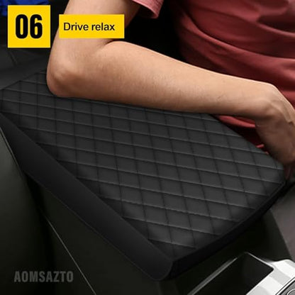AOMSAZTO Console Covers for 2016-2025 Chevrolet Malibu Armrest Pad for Chevrolet Malibu Black - size: 2016-2025 Malibu