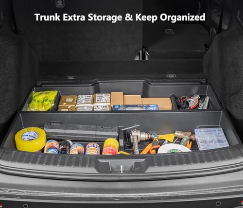 Heavy-Duty Trunk Organizer for 2023-2025 Honda CR-V, Insert Cargo Rear Hatch Hidden Storage Box fits CRV EX EX-L LX Touring Accessories - size: For CR-V 2023-2025