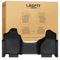 LASFIT Floor Mats for Dodge Ram 1500 2013-2018 & 1500 Classic 2019-2024 Quad Cab Bench Seat(Not for Bucket Seat & Vinyl Flooring), All Weather TPE Custom Fit Car Mats Floor Liners 1st Row Only, Black - style: 2) 1500 | 2013-2018 |Quad Cab Front Floor Mats