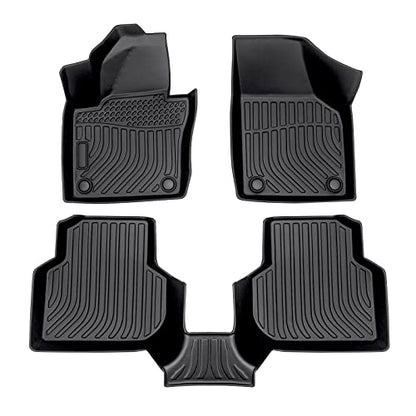 Cartist Floor Mats Custom Fit for Volkswagen VW Jetta 2012-2018 All Weather Floor Liner Front & 2nd Row Car Carpet Protection TPE Odorless - size: 1)Volkswagen VW Jetta【2012-2018】