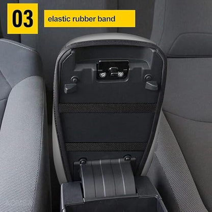 Armrest Console Covers for 2019-2024 Nissan Altima Light Gray - color: Gray 19-24