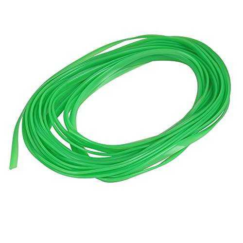 X AUTOHAUX Car Interior Moulding Trim Strip DIY Line Gap Door Edge Seal Protector Green 10m 3.28ft - color: Green