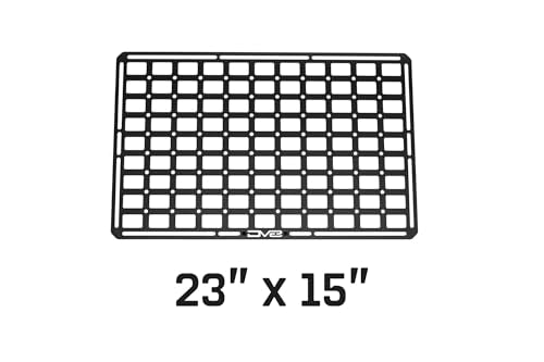 DV8 Offroad Universal Molle Panels | Can Be Mounted Almost Anywhere Including Vehicles, Garages, etc. | Available in 3 Sizes | Universal Mounting for Tools, Recovery Gear, & More (23" x 15") - size: 23" x 15"