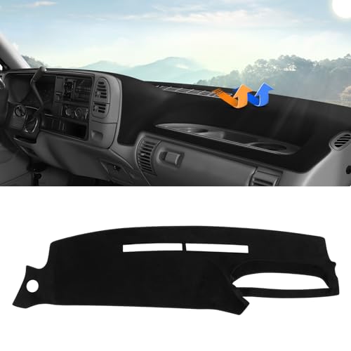 Autorder Dashboard Cover Mat for 1995 1996 Chevy Chevrolet Silverado C/K 1500 2500 3500&Tahoe&Suburban/GMC Sierra&Yukon Pickup Truck Accessories Dash Cover Upgrade Velvet Dash Mat - size: 1995 1996 Silverado