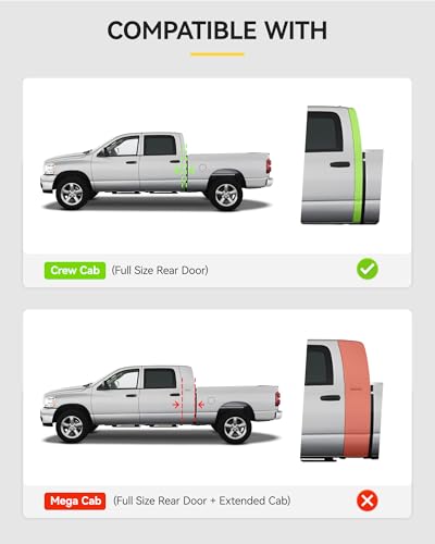 3W Floor Mats for 2019-2025 2026 Ram 2500/3500 Crew Cab with Bucket Seat (Not for PTO KIT Models), All Weather TPE Custom Fit Dodge Ram 2500/3500 Floor Liners 1st & 2nd Row (for Carpet Floor), Black - size: 19-26 Ram 2500 Crew Cab Floor Mats