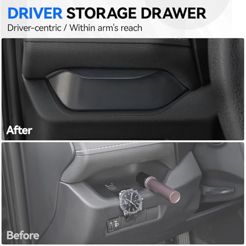 6PCS Center Console Organizer Tray for 2025 2024-2019 Toyota RAV4 Accessories, Armrest Storage Box, Driver Storage Drawer, Passenger Storage Mat Console Cup Holder Inserts for Toyota RAV4 - style: fit for Toyota Rav4 2019-2025
