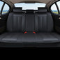 Coverado Car Seat Covers, Back Seat Cover, 3-Pieces Black Rear Car Seat Covers, Waterproof Car Seat Cushion, Car Seat Protector, Leather Seat Cover Seat Protector Universal Fit Most Cars - color: Black