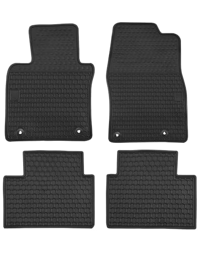 Car Floor Mats Custom Fit for Mazda 3 2026 2025 2024 2023 2022 2021 2020 2019 /Mazda CX-30 2019-2026 Odorless Washable Heavy Duty Rubber (All Weather) Floor Liners Set Black - color: Black, size: Mazda 3/CX-30:2019-2026