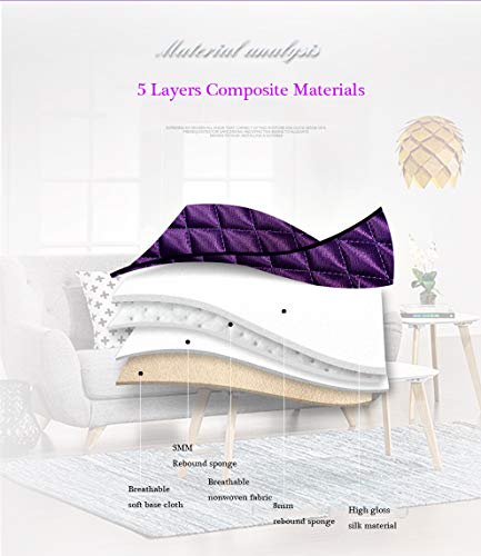 Bling Retro Fashion Lattice Silk and Leather Purple Car Seat Covers Front and Rear Seat Covers Universal Fit (Grey-Basic) - color: Grey-Basic