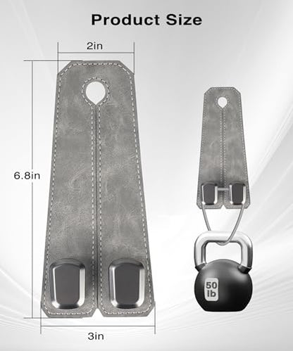 Car Purse Holder - Luxurious Leather, 4PCS Headrest Hooks with 100% Metal Hangers for Seat, Multifunctional Car Bag Hooks, Grey - color: GREY 4Pack