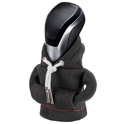 Gear Shift Hoodie, Gear Shift Cover, Universal Car Shift Knob Hoodie, Mini Hoodie for Car Shifter, Automotive Interior Cute Gadgets, Car Accessories and Decorations