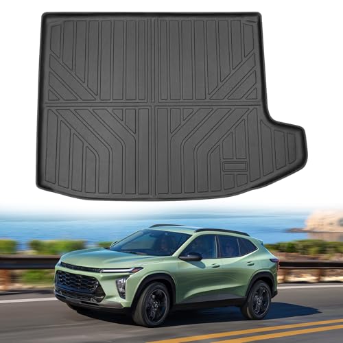 Powerty Trunk Mat for 2024 2025 2026 Chevrolet/Chevy Trax Accessories Cargo Mats TPE All Weather Cargo Liner Heavy-Duty Trunk Liners - size: For｜Chevrolet Trax｜24-26｜Cargo Mat