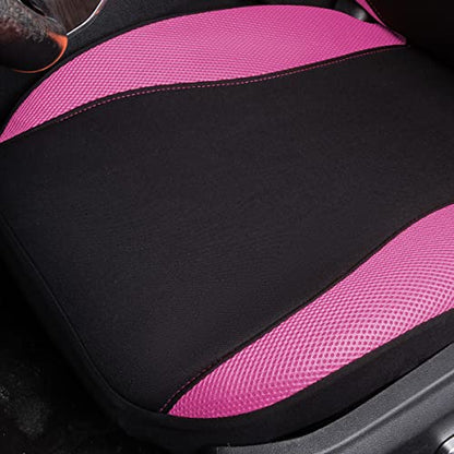 Flying Banner Butterfly car seat Covers ful Set Fashion Universal Lady Woman Female Rear Bench Split Colorized (Full Set, Pink) - color: Pink, size: Full set