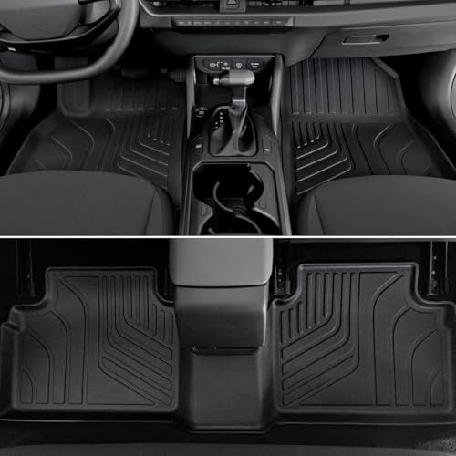Floor Mats for Kia K4 2025-2026, All Weather Floor Mats Trunk Cargo Liner and Door Sill Guards Accessories, Full Coverage Set - size: For Kia K4 | 2025-2026
