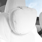 Car Headrest Pillow for Driving, Dual-Sided Leather Design Neck Pillow, Breathable Softness Neck Support, Universal Fit Head Rest Travel Pillow, White, 1 Pack - color: Tesla White