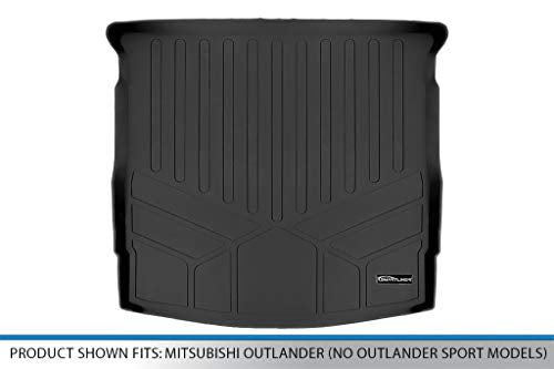 SMARTLINER All Weather Cargo Trunk Liner Floor Mat for 2014-2020 Mitsubishi Outlander - color: Mitsubishi Outlander 2014 - 2020