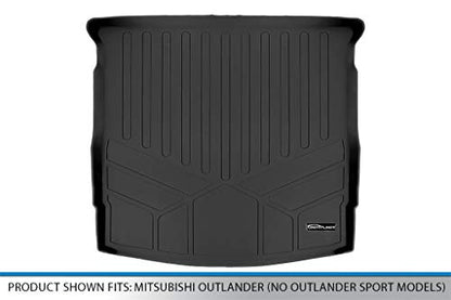 SMARTLINER All Weather Cargo Trunk Liner Floor Mat for 2014-2020 Mitsubishi Outlander - color: Mitsubishi Outlander 2014 - 2020