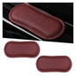 2PCS Car Door Armrest Pads, Soft Leather Memory Foam Comfortable Center Console Knee Cushion, Universal Relieve Fatigue Vehicle Interior Elbow Support Accessories for Most Cars (Red)