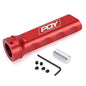 Aluminum Handbrake Cover Hand Brake Sleeve Handle Protector Universal Red - color: red